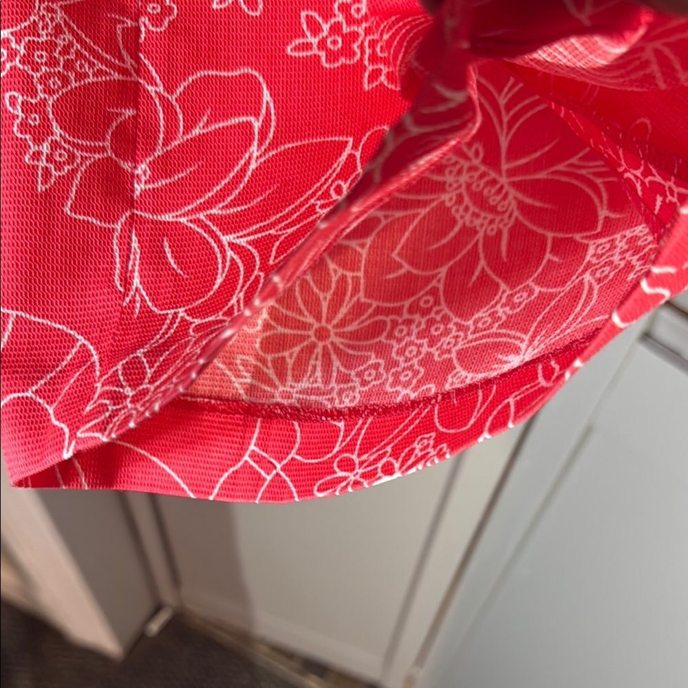 Floral Red Pants - Picture 9 of 9